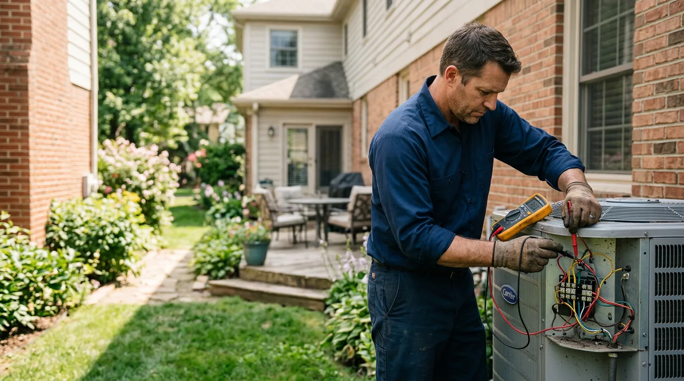 HVAC technician working near Applegate, MI